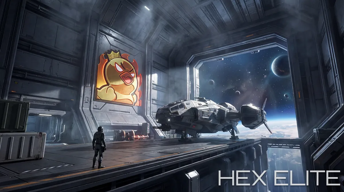 Space Hangar Starting Soon Screen - Custom 3D Stream Environment