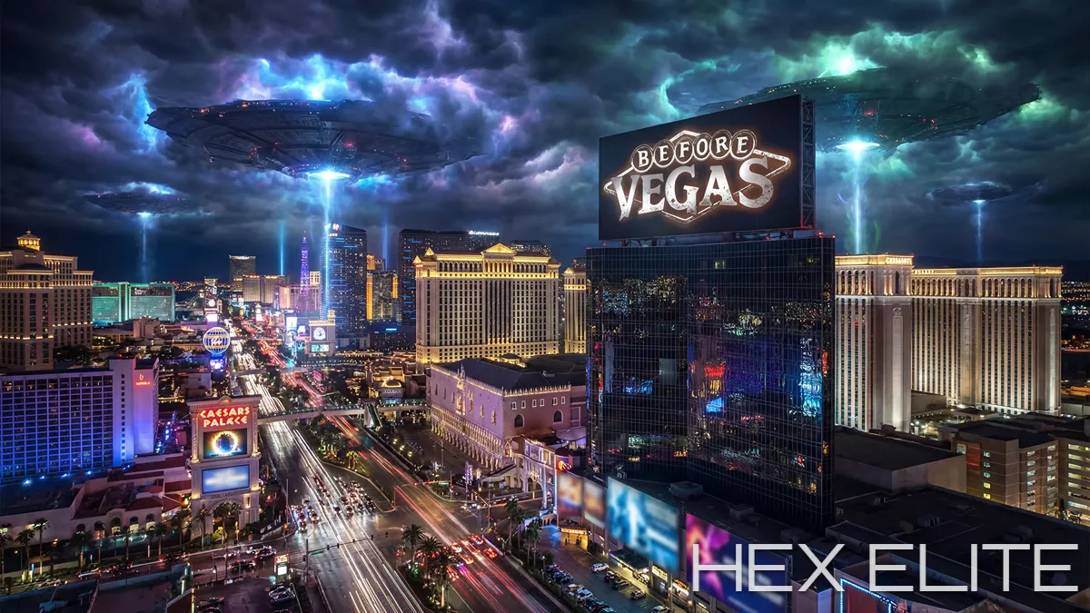 Before Vegas UFO Invasion - Custom 3D Stream Scene